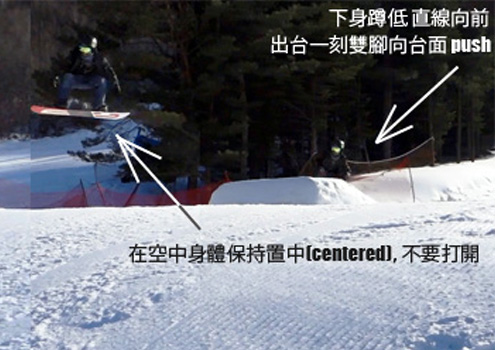 Snowboard Straight Air